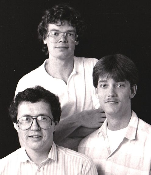 1986 Harry Happel, Hans van Oosterhout and Mark van Rooij