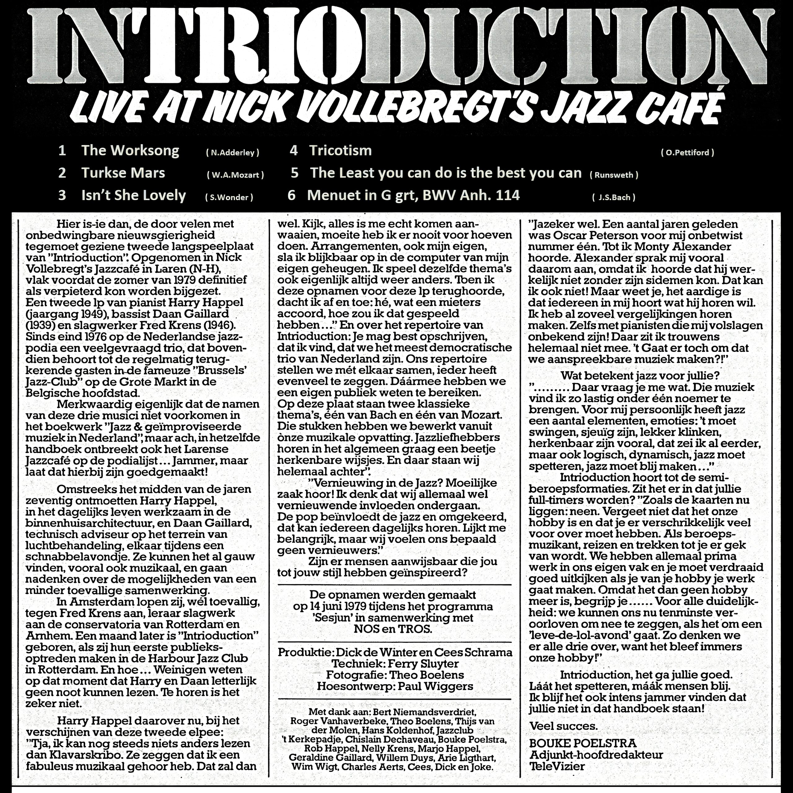 LP 2 Live Nick Vollebregt AZ