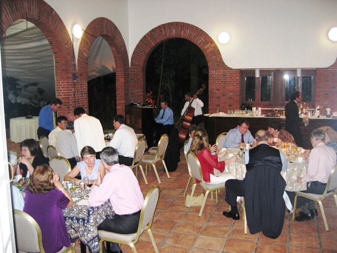 2004 at Dutch Ambassador home dinner in Singapore